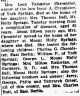1922 07-13 Leah Valentine Griest ChronisterNewOxfordItemNewOxfordPennsylvania