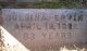 Dulcena's Grave Marker