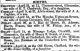 Flora Jessie birth notice