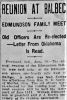 John Edmundson and Edmundson Family Reunion