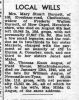 Probate Thomas Knox Angus 1945